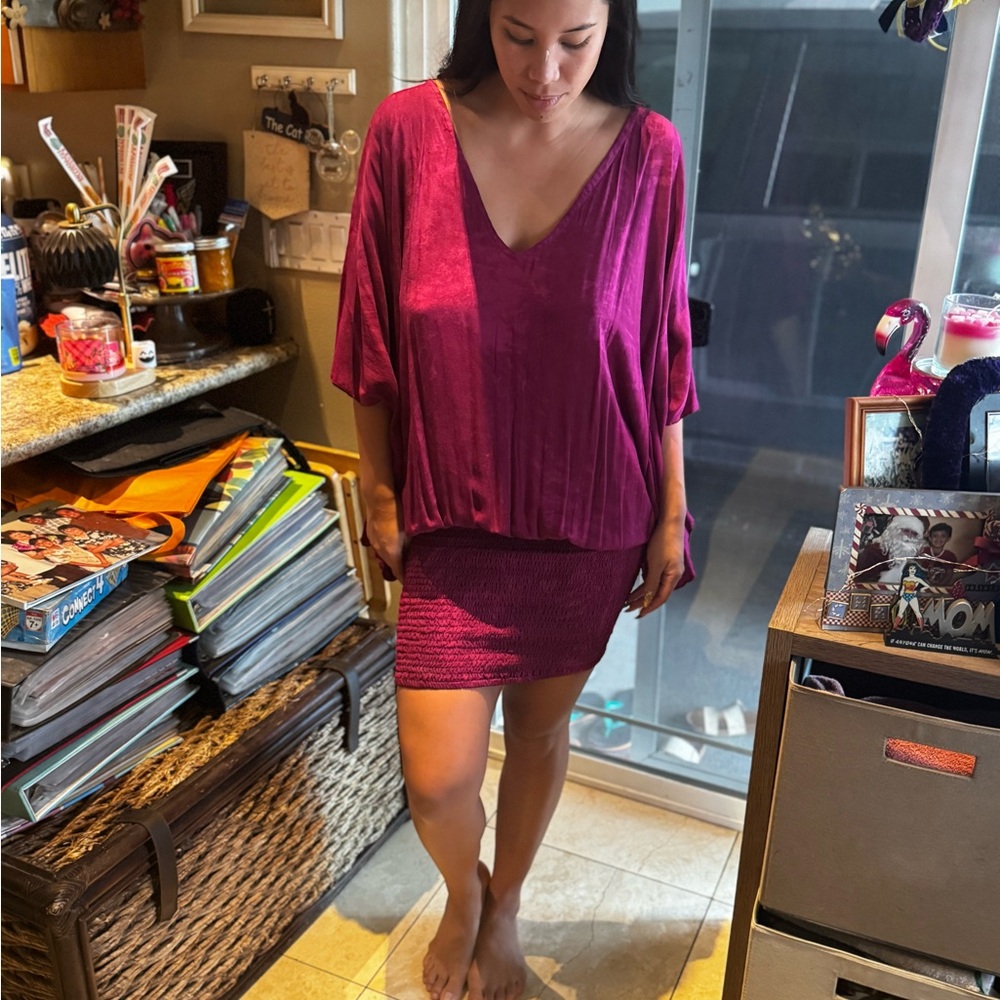 Elegant Purple Women's Dress